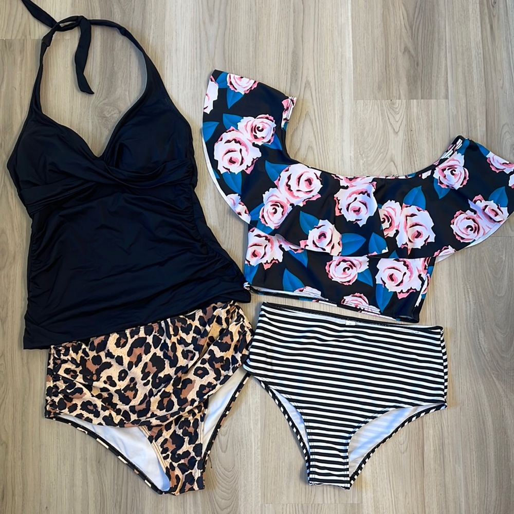 🌟High Waisted Bathing Suit Bundle - Women M🌟